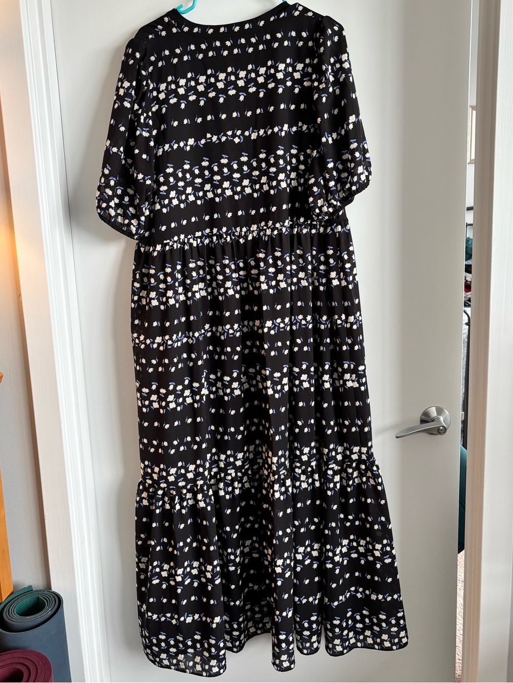 Ann Taylor Floral Maxi Dress XL Tall - Picture 3 of 4